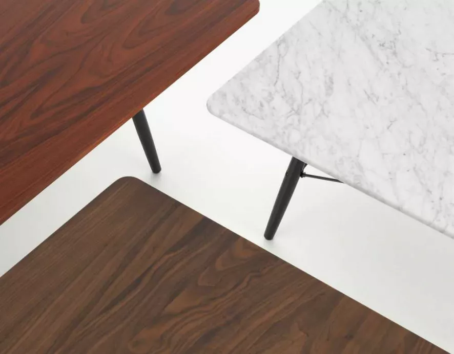 Vitra Eames Coffee Table 1140 Essen Honing Walnotenhout 4 Vitra Eames Coffee Table 1140 Essen Honing Walnotenhout - Afbeelding 2