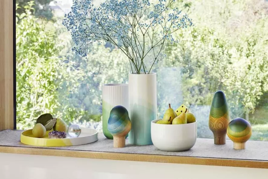 Vitra Herringbone Vessels Bowl Kom Ø19.5 Mint 6 Vitra Herringbone Vessels Bowl Kom Ø19.5 Mint - Afbeelding 4