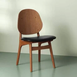 Warm Nordic Noble Stoel Leren Zitting Prescott 207, Zwart Onderstel -Winkel Voor Woninginrichting x886x886 warm nordic noble stoel leren zitting3.jpg.pagespeed.ic .qKKnxS7b Q