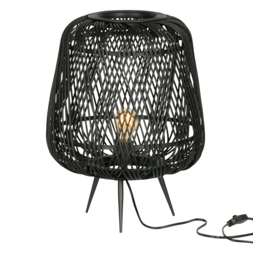 WOOOD Exclusive Moza Tafellamp Zwart