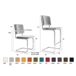 Zuiver Ridge Rib Stoel Met Armleuningen Grijs -Winkel Voor Woninginrichting x886x886 zui ridge stoel barkruk afmetingen 600x600.jpg.pagespeed.ic .ot9qaXvwMJ