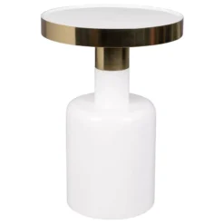 Zuiver Glam Bijzettafel Wit